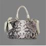Luxury fashion women handbags snake skin leather ladies handbag manufacturers shoulder bag tote bag