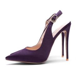 Comfortable Design Wholesale Women's Pointed Toe Stiletto High Heel Satin Wedding Dress Pumps