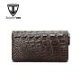 Wholesale Personalized Design Genuine Crocodile Skin Leather Clutch Bags for Men