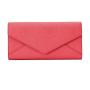 Fashion simple versatile clutch bags for women leather envelope purse Double buckle foldable Long wallet