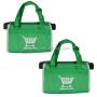 Foldable grocery bag shopping cart trolley cooler holder carrier bag reusable portable shopping bag