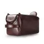High quality leather make up bag for men customized  men toiletry bag
