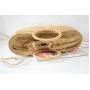 Fashion Women Summer Straw Bag Big Decorations Rattan Beach Tote Handbag Hand-woven Bags For Lady