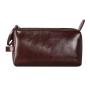 High quality leather make up bag for men customized  men toiletry bag