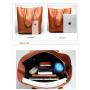 Custom Made Trending Fashion Classic Stylish Designer Genuine Cowhide Leather Lady Women Neverfull Shoulder Tote Bags Handbag