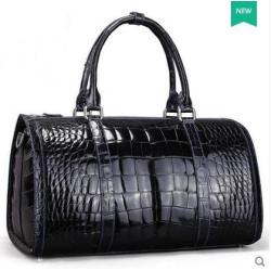 New Arrival OEM ODM Customized  High End Luxury Genuine Alligator Crocodile Skin Leather Duffle Bag Travel Bag for Men Women