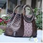 Fashion Woven Straw Shoulder Bag Summer Beach Rattan Tote Bag with Travel Holiday for Women