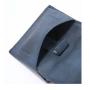 New style genuine cow hide fashion leather money wallet card wallets with pull tab