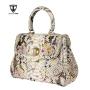 Vintage Genuine Snake skin Leather Women Handbag