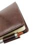 Fancy Agenda organizer planner leather notebook with pen holder