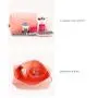 Eco saffiano PU leather cosmetic bag small make up bags with logo stamping