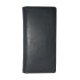 vintage looking leather 100% handmade lady long wallet purse