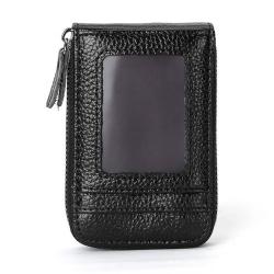 Organ Multi Card cowhide Leather Card Case Multifunction ID card holder Leather Coin Purse