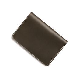 Cowhide business passport bag simple certificate holder classic vintage passport clip