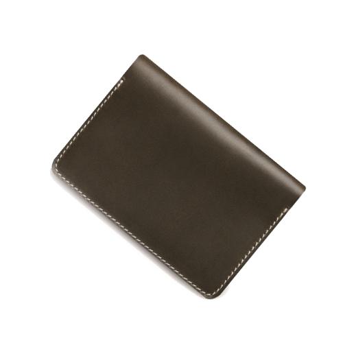 Cowhide business passport bag simple certificate holder classic vintage passport clip