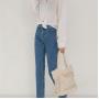 2019 Korean Super Fire Hollow Fishing Net Woven Bag Artistic Small Travel Beach Hand Bill of Lading Shoulder Bags