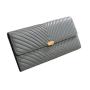 2019 Fashion Cowhide Genuine Leather Card Holder Women Wallet Purse