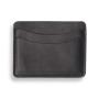 Customized embossed logo oil leather atm card holder credit card holder slim wallets