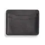 Customized embossed logo oil leather atm card holder credit card holder slim wallets