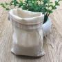 4X6 Inch Organic Natural Cotton Muslin Drawstring Bag For Leaf Tea Sachet