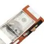 Wholesale Custom RFID blocking PU slim wallet money clip mens wallet money clips