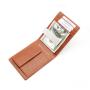 Christmas gift RFID crazy horse leather clip wallet with coin pocket