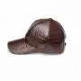 Custom Casquette Gorras Promotional Designer Alligator/Crocodile Skin Hat Baseball Cap For Man Manufactures