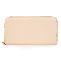 Hot sale pebble leather purse leather women wallet with wrist strap