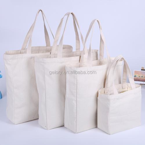 Gelory OEM ODM China Wholesale Factory Custom Eco Friendly Shopping  Canvas Cotton Tote Bag