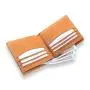 Gift wallet with logo customs design men wallet leather and canvas RFID blocking