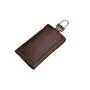 Personalised Cowhide Leather Key Purse With 6 Keychains Fancy Key Pouch With Card Holder