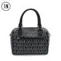 customized  logo tote bag design 2024 new arrive printed leather handbag  custom boston tote bag for ladies and girls