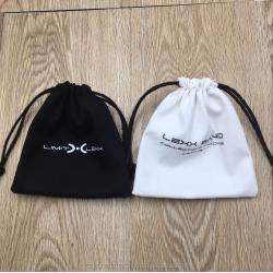 Custom Black White Canvas Pouch