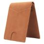Minimalist RFID Blocking Leather Bifold Wallet Compact Credit Card Wallet