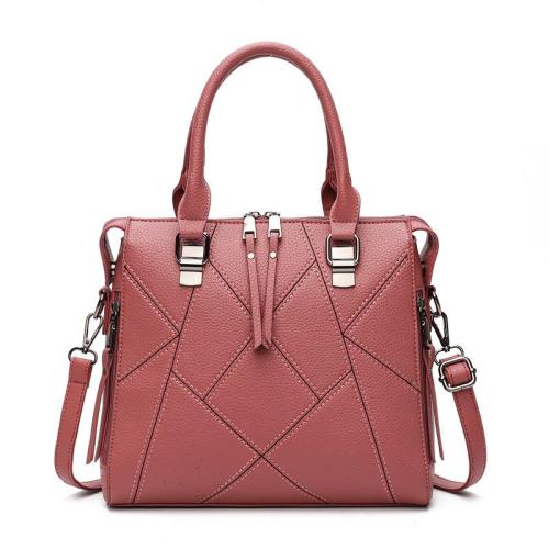 Factory guangzhou women leather handbag trendy custom logo hand bag