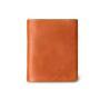 Simple comfortable soft leather mini wallet with coin pocket with RFID blocking