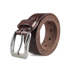Hot selling full grain men belt leather customized color belt men leather