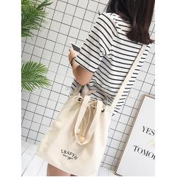 Manufacturer Sale Fashion Design Customized sling shoulder style canvas handbag