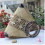 Fashion Woven Straw Shoulder Bag Summer Beach Rattan Tote Bag with Travel Holiday for Women