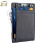 simple taffiano business leather card holder with PVC window
