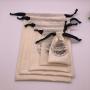 Wholesale Eco Muslin Cotton Linen Gift Packaging Pouch Customized Organic Cotton Drawstring Bag