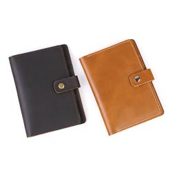 High quality soft crazy horse genuine leather passport holder card holder passport holder