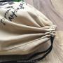 Personalised Cotton Drawstring Ballet Shoe Dust Bag