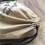 Personalised Cotton Drawstring Ballet Shoe Dust Bag