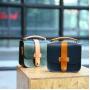 Fashion Hand-made Genuine Leather Cowhide Cross-body Bags Lady's Handbag Vegetable Tanned Women Bag