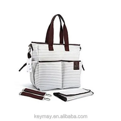 Mother baby bags Fashion diaper bags stylish designer babys canvas messenger changing baby mummy bag