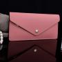 Holographic fashion flap women slim zip envelope wallet