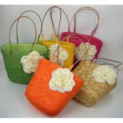 2019 Fashion Women Summer Straw Bag Cheap And Beautiful Flower Rattan Beach Tote Handbag