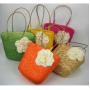2019 Fashion Women Summer Straw Bag Cheap And Beautiful Flower Rattan Beach Tote Handbag