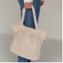 2019 Korean Super Fire Hollow Fishing Net Woven Bag Artistic Small Travel Beach Hand Bill of Lading Shoulder Bags